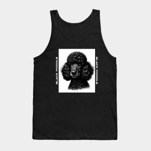 Black Poodle Tank Top